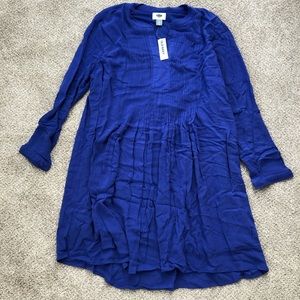 Old Navy Blue Violet Dress NWT Large Petite